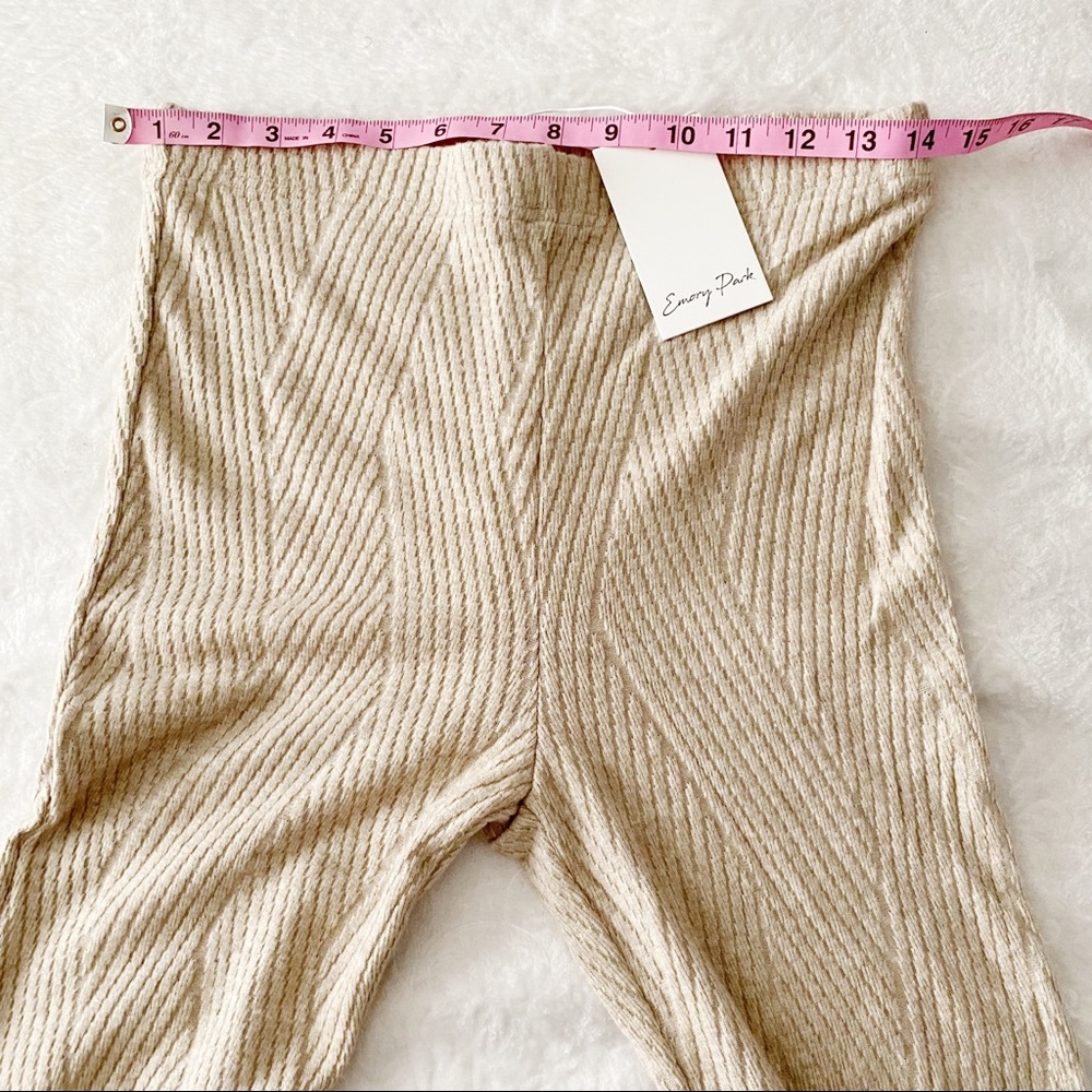 NWT Lulu’s Emery Park Knitted Parted Hem Leggings - Picture 9 of 16